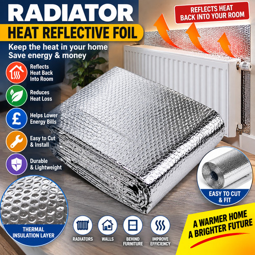 Radiator insulation foil x - radiator,