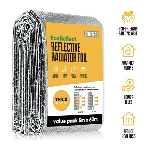 Radiator foil insulation - insulation, 5m