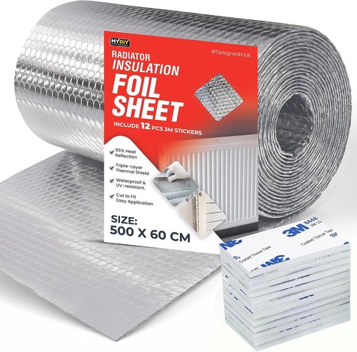 Radiator insulation foil sheet - insulation,