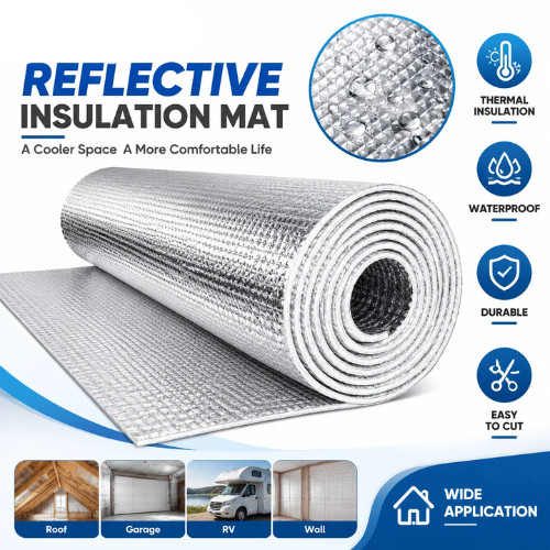 Radiator heat reflector back - radiator,