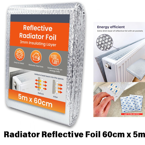 Radiator reflective foil 60cm - radiator,