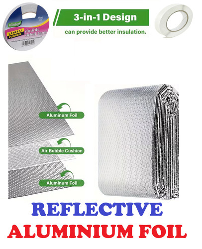Reflective radiator foil - reflective,