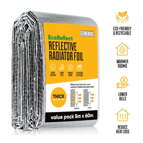 Radiator foil insulation x - foil, 5m