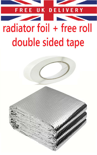 Radiator heat reflector - heat,