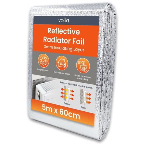 Radiator heat reflective foil - heat,